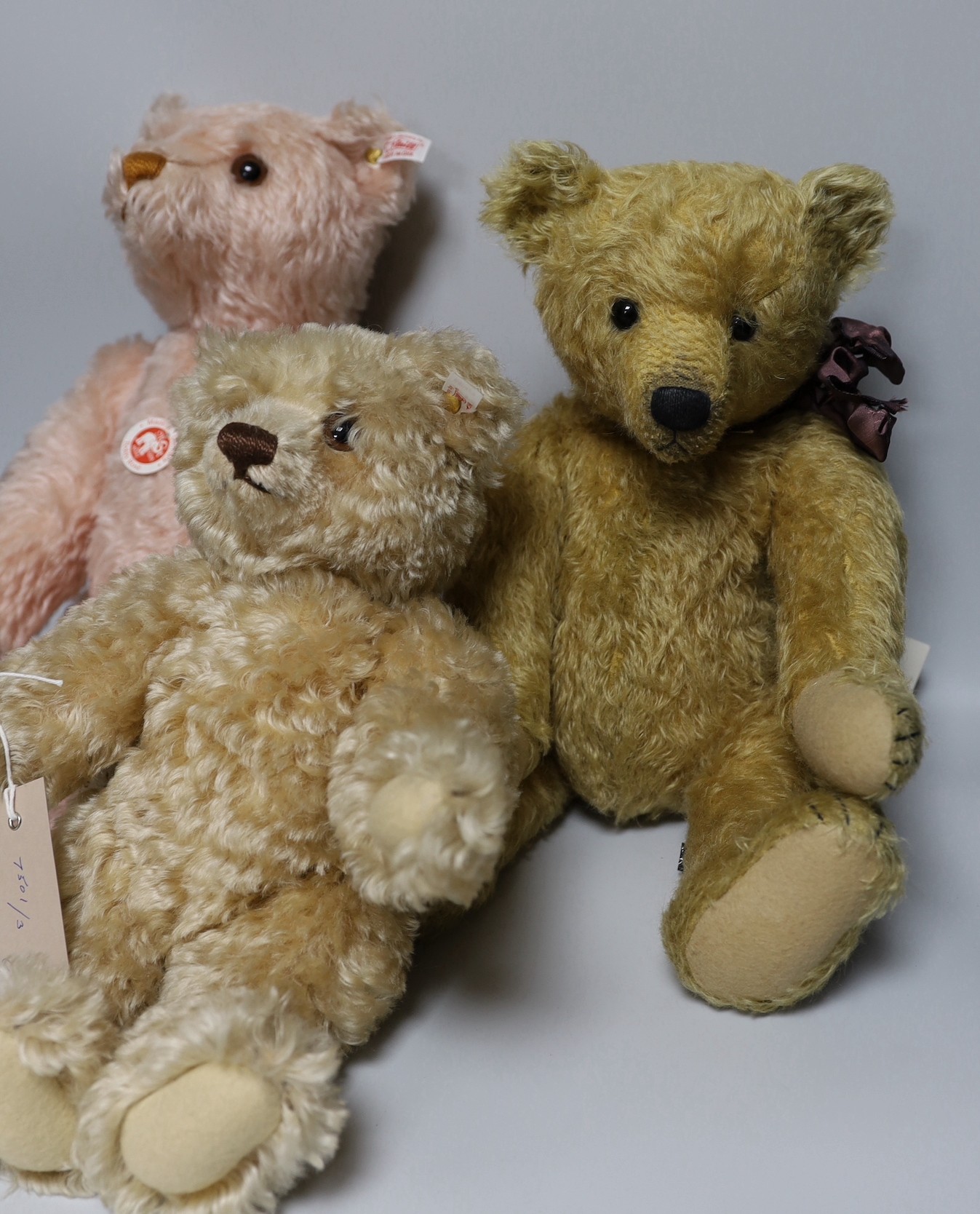 Two Steiff Teddy bears including Teddy Rose, and a Humble Crumble Teddy bear, ‘Archie’